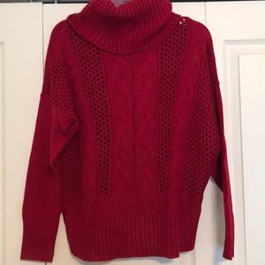 Red White House Black Market sweater